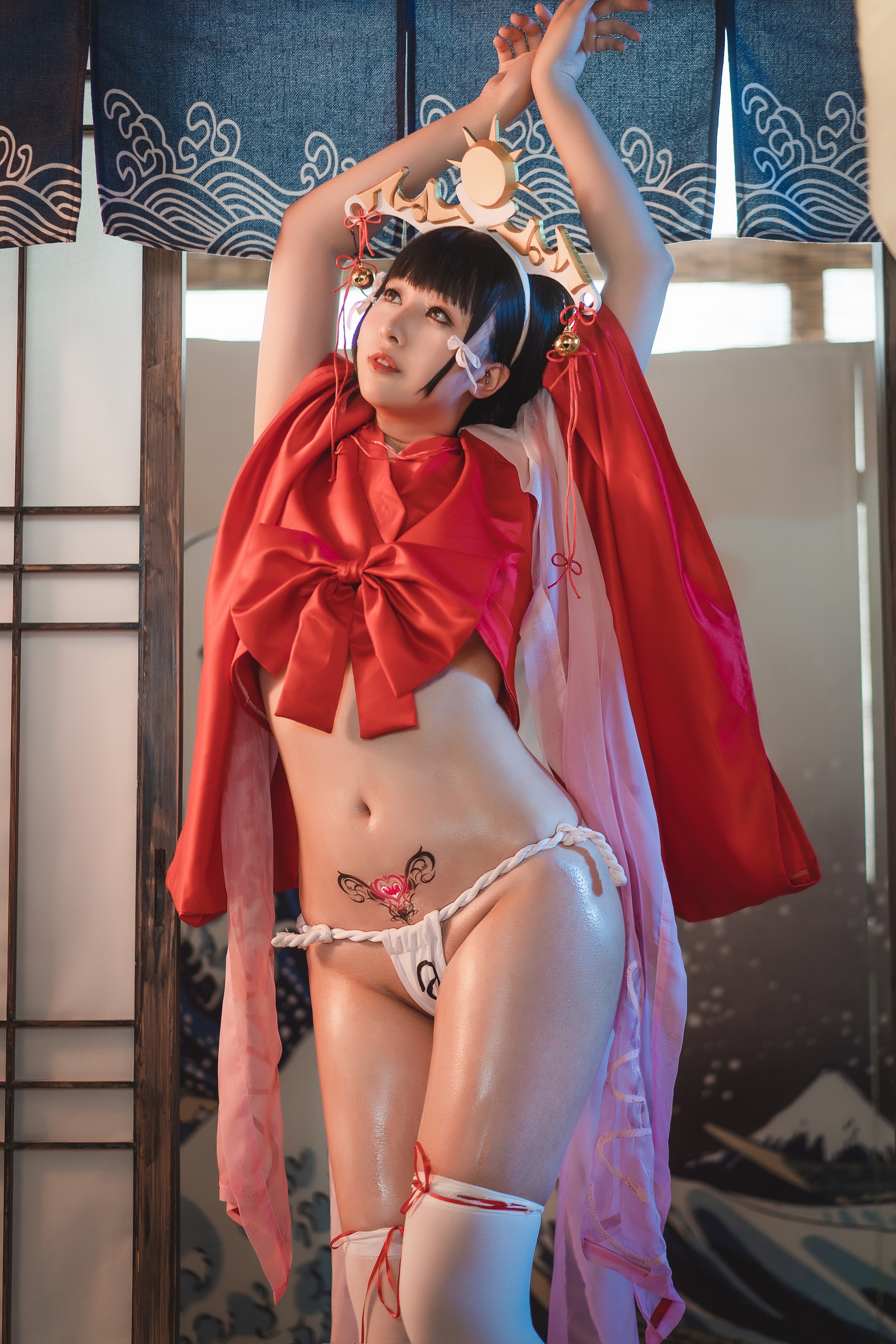图片[1]-小容仔咕咕咕w – NO.016 黑兽巫女辉夜 [31P]-XikXak